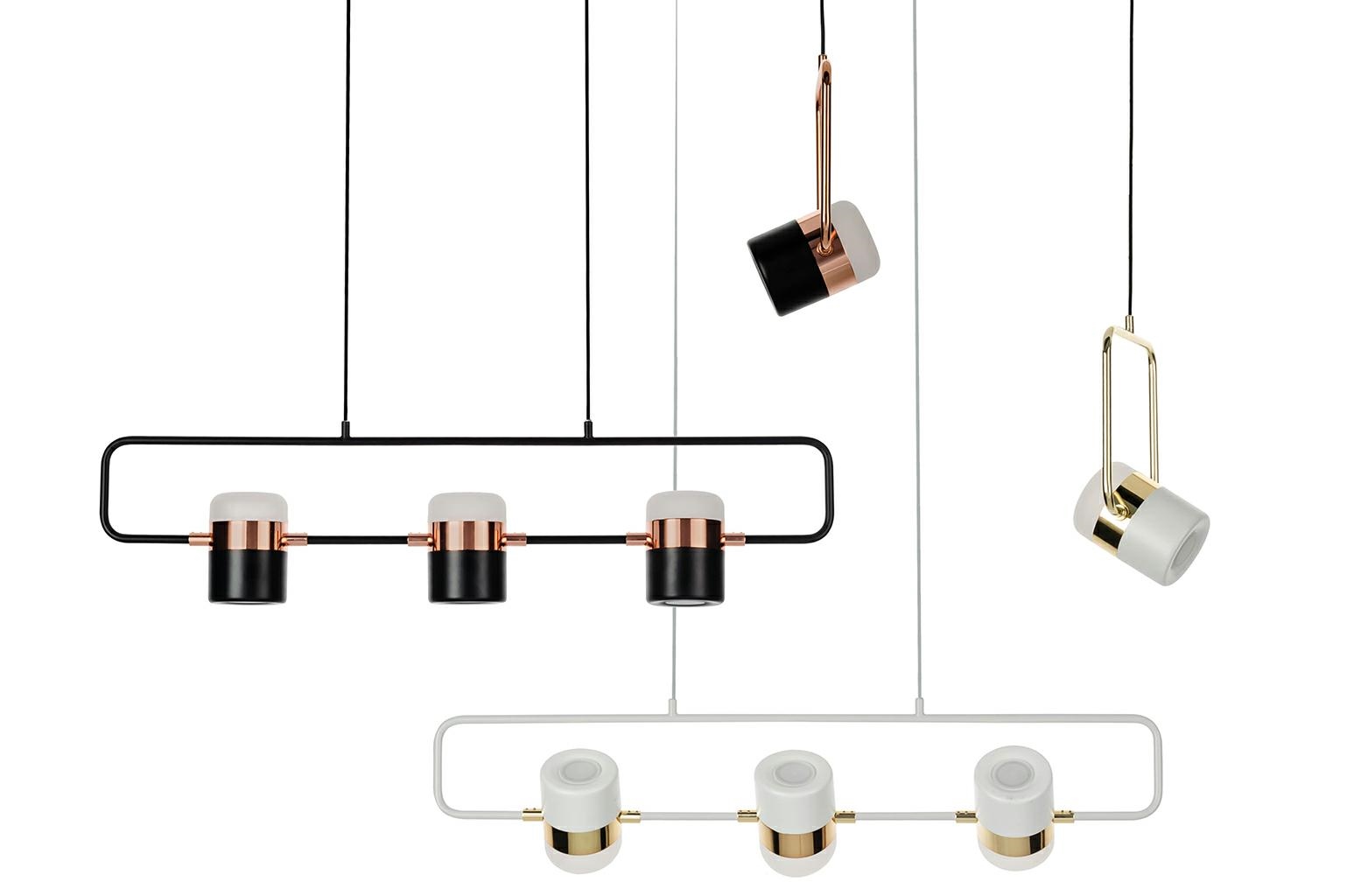 lampa wisząca nad wyspą